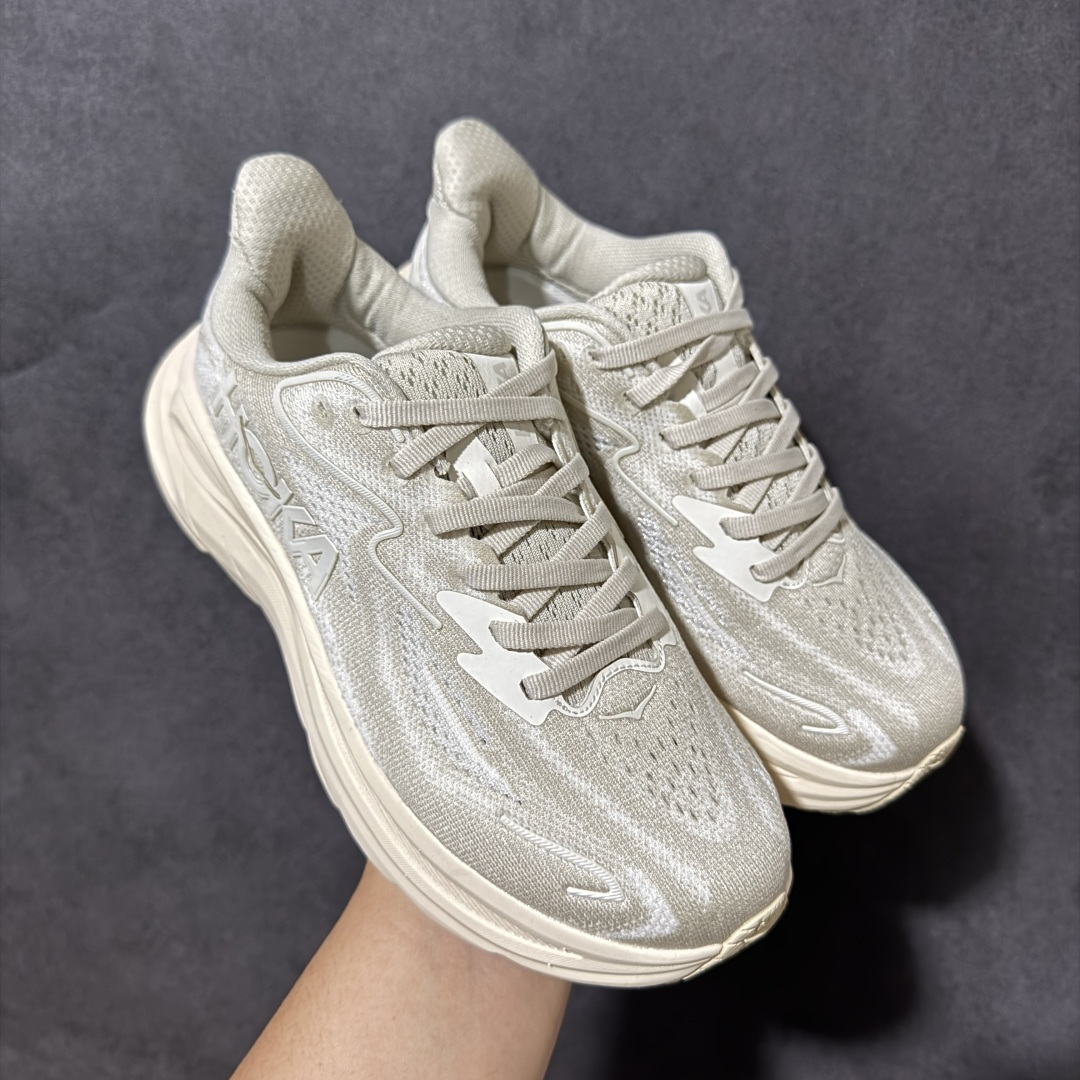 HOKA M CLIFTON 10 合集 轻量低帮户外越野跑鞋 户外山脉越野轻量运动跑鞋 鞋面用轻的无缝架构 鞋带用了弹