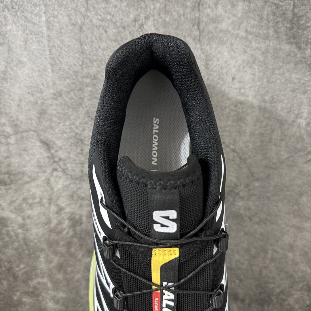 SALOMON萨洛蒙 XT-6 舒适百搭 户外越野耐磨包裹性支撑 男女同款低帮跑步鞋 黑绿  全新品质 巅峰之作 所有配