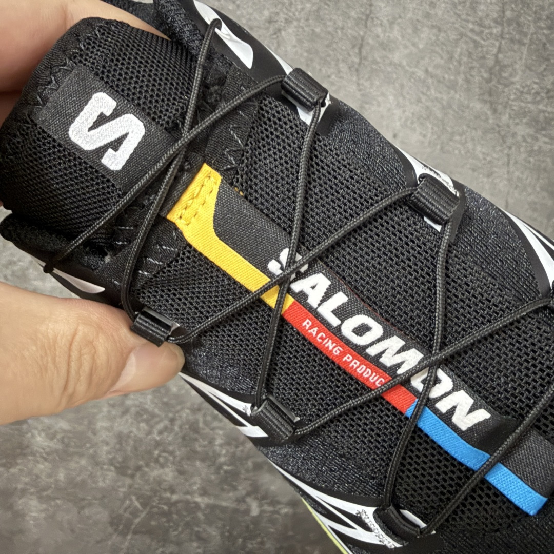 SALOMON萨洛蒙 XT-6 舒适百搭 户外越野耐磨包裹性支撑 男女同款低帮跑步鞋 黑绿  全新品质 巅峰之作 所有配