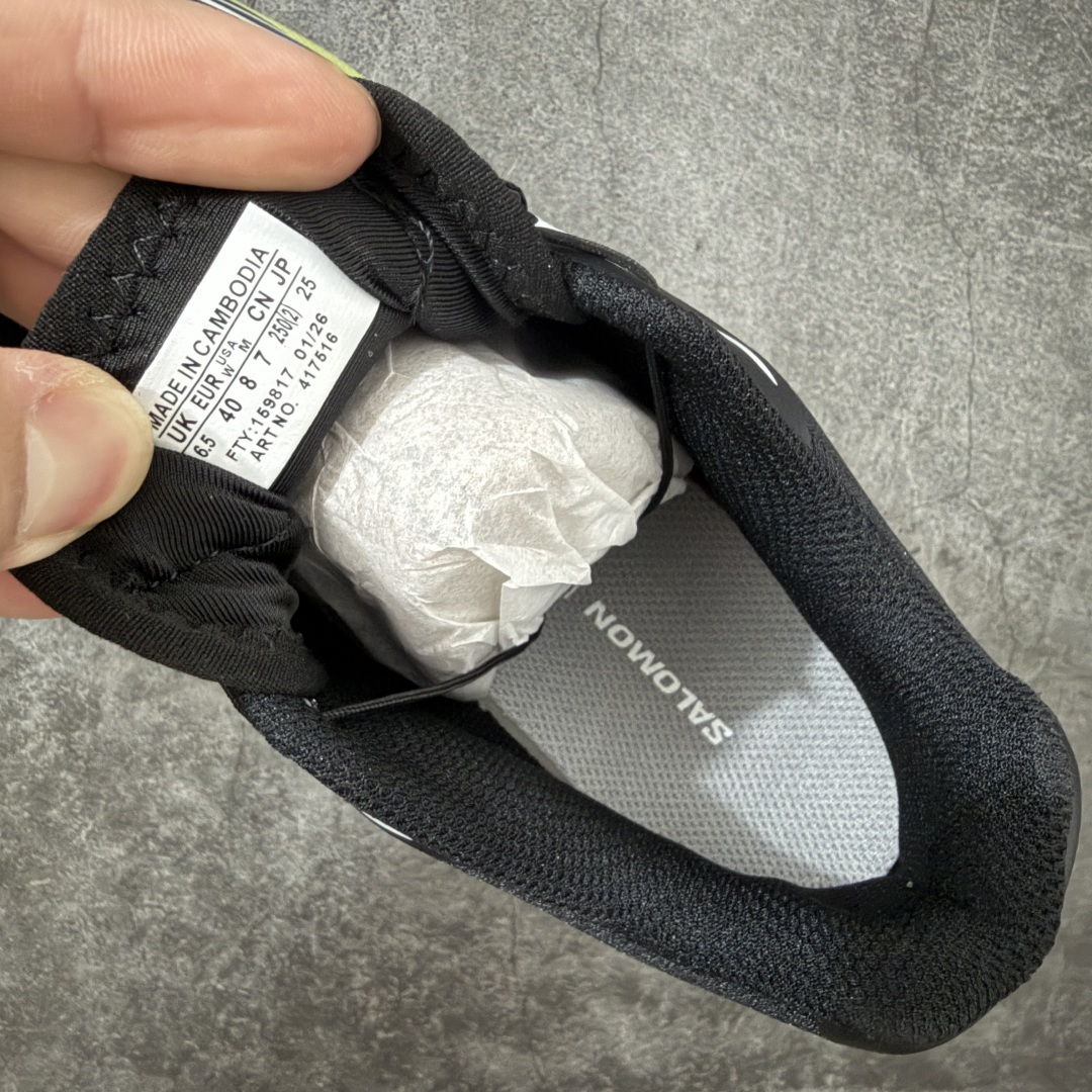 SALOMON萨洛蒙 XT-6 舒适百搭 户外越野耐磨包裹性支撑 男女同款低帮跑步鞋 黑绿  全新品质 巅峰之作 所有配