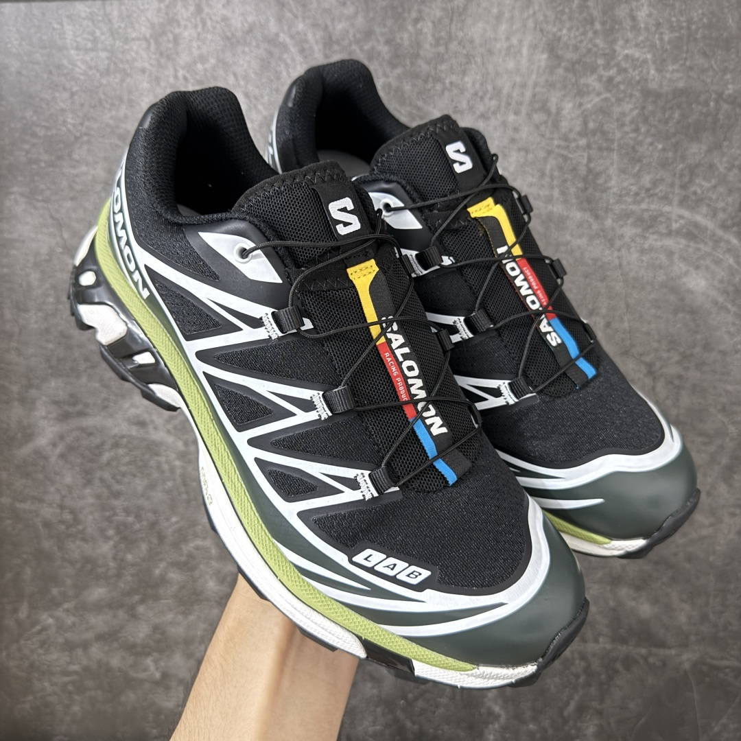 SALOMON萨洛蒙 XT-6 舒适百搭 户外越野耐磨包裹性支撑 男女同款低帮跑步鞋 黑绿 全新品质 巅峰之作 所有配 SALOMON萨洛蒙 XT-6 舒适百搭 户外越野耐磨包裹性支撑 男女同款低帮跑步鞋 黑绿 全新品质 巅峰之作 所有配