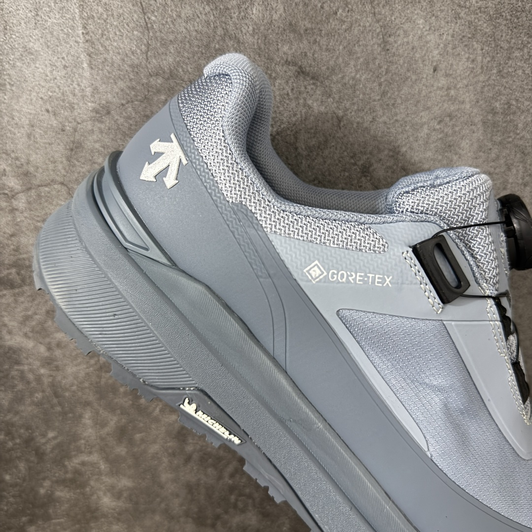 DESCENTE BOA Dualis GTX迪桑特轻盈缓震皮鞋面时尚休闲运动覆盖防水男子越野跑鞋 官方同步 正确细节 