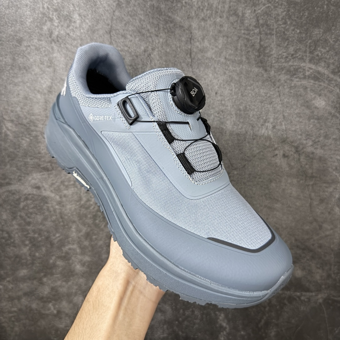 DESCENTE BOA Dualis GTX迪桑特轻盈缓震皮鞋面时尚休闲运动覆盖防水男子越野跑鞋 官方同步 正确细节 