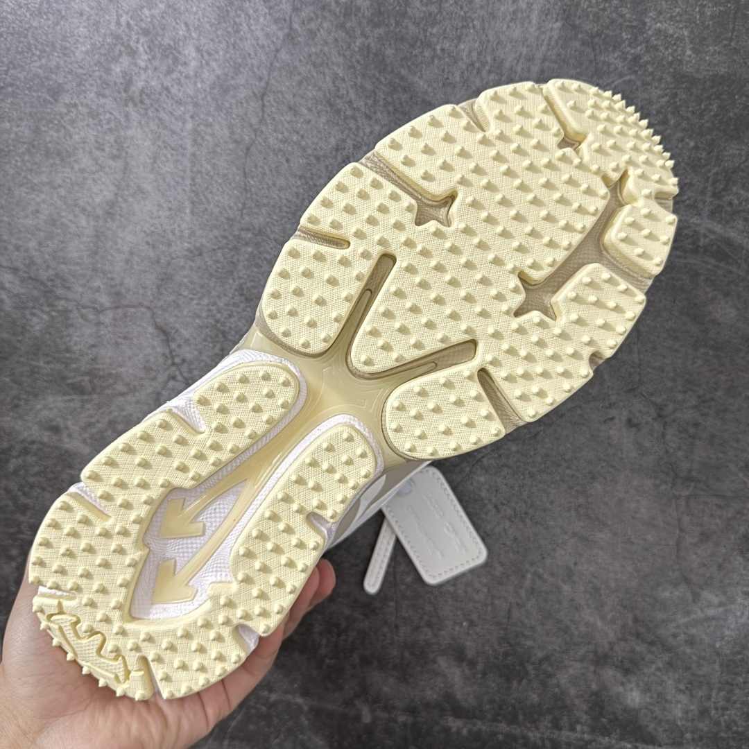 OFF-WHITE OW运动鞋 春夏走秀款球鞋 所有配件均通过定做出产正品裁片 原版比例大箭头定制网眼布双拼牛皮进口机器