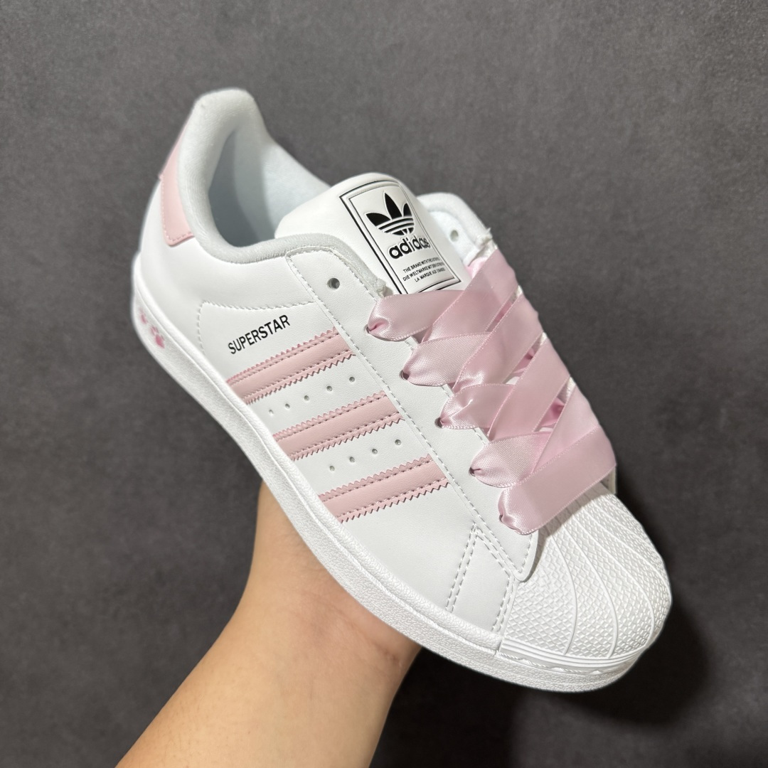 Adidas Originals Superstar贝壳头系列 阿迪达斯 低帮经典百搭休闲运动板鞋 货号：JH9976 