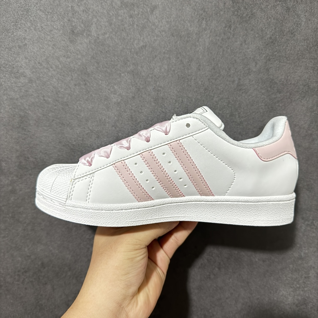 Adidas Originals Superstar贝壳头系列 阿迪达斯 低帮经典百搭休闲运动板鞋 货号：JH9976 