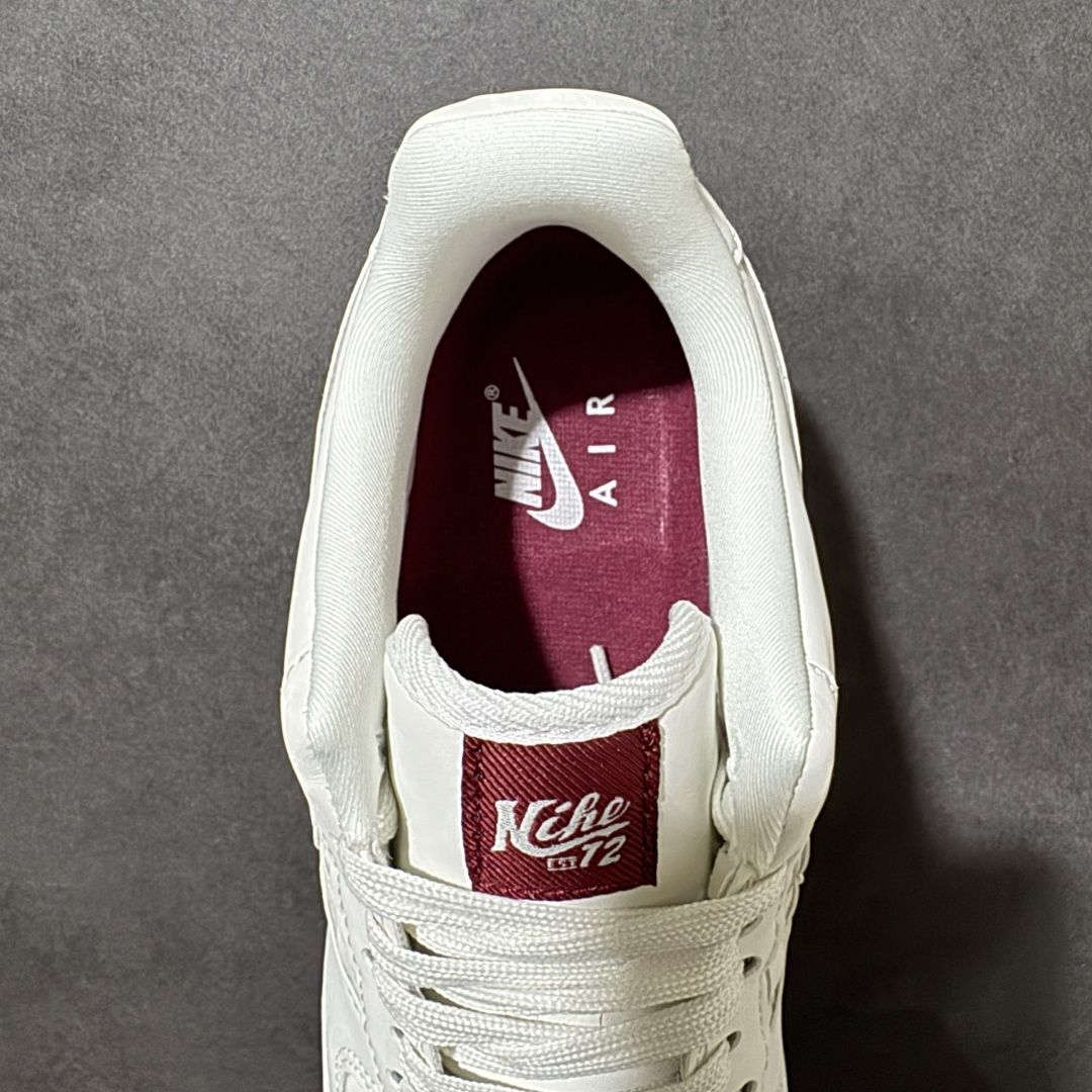Nike Air Force 1 Low "Woven"（编织款） 方格编织皮革拼接 厚底 AIR 休闲板鞋 内置气垫提