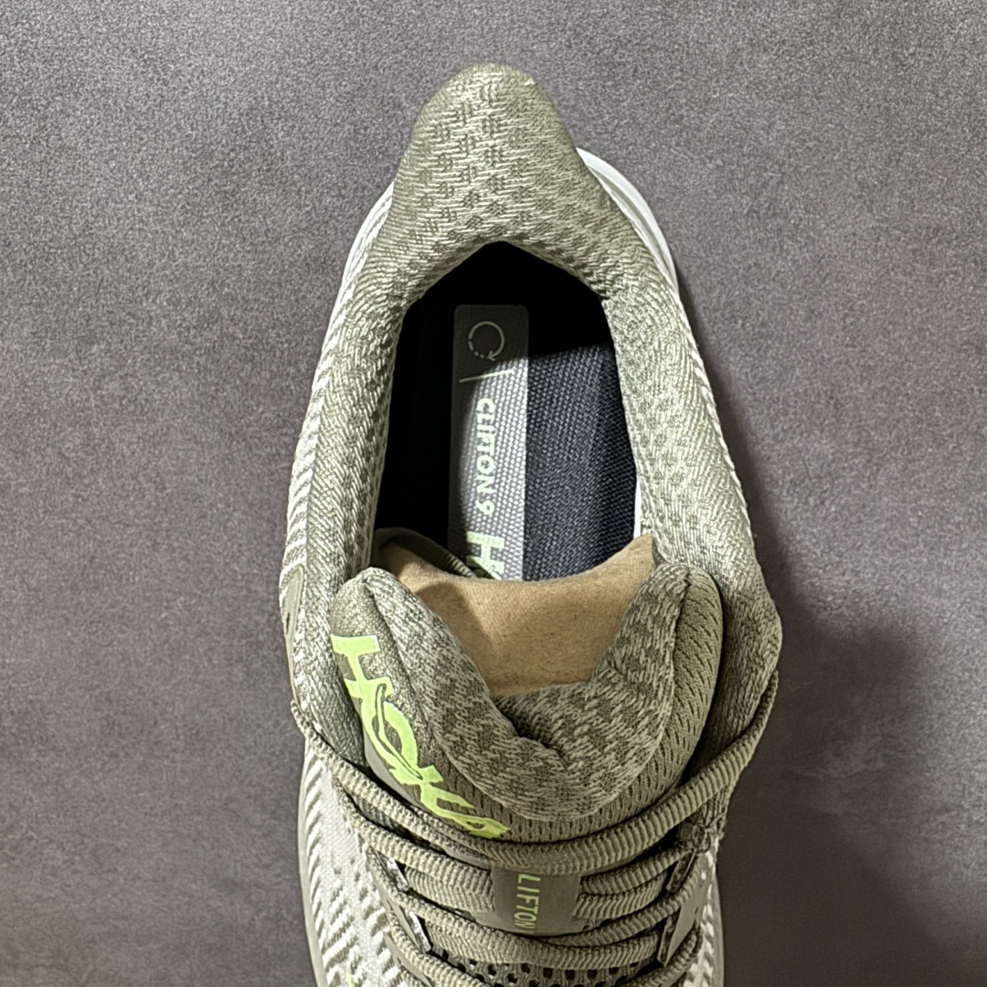HOKA W CLIFTON PRO 轻量低帮户外越野跑鞋 户外山脉越野轻量运动跑鞋 鞋面用轻的无缝架构 鞋带用了弹性不
