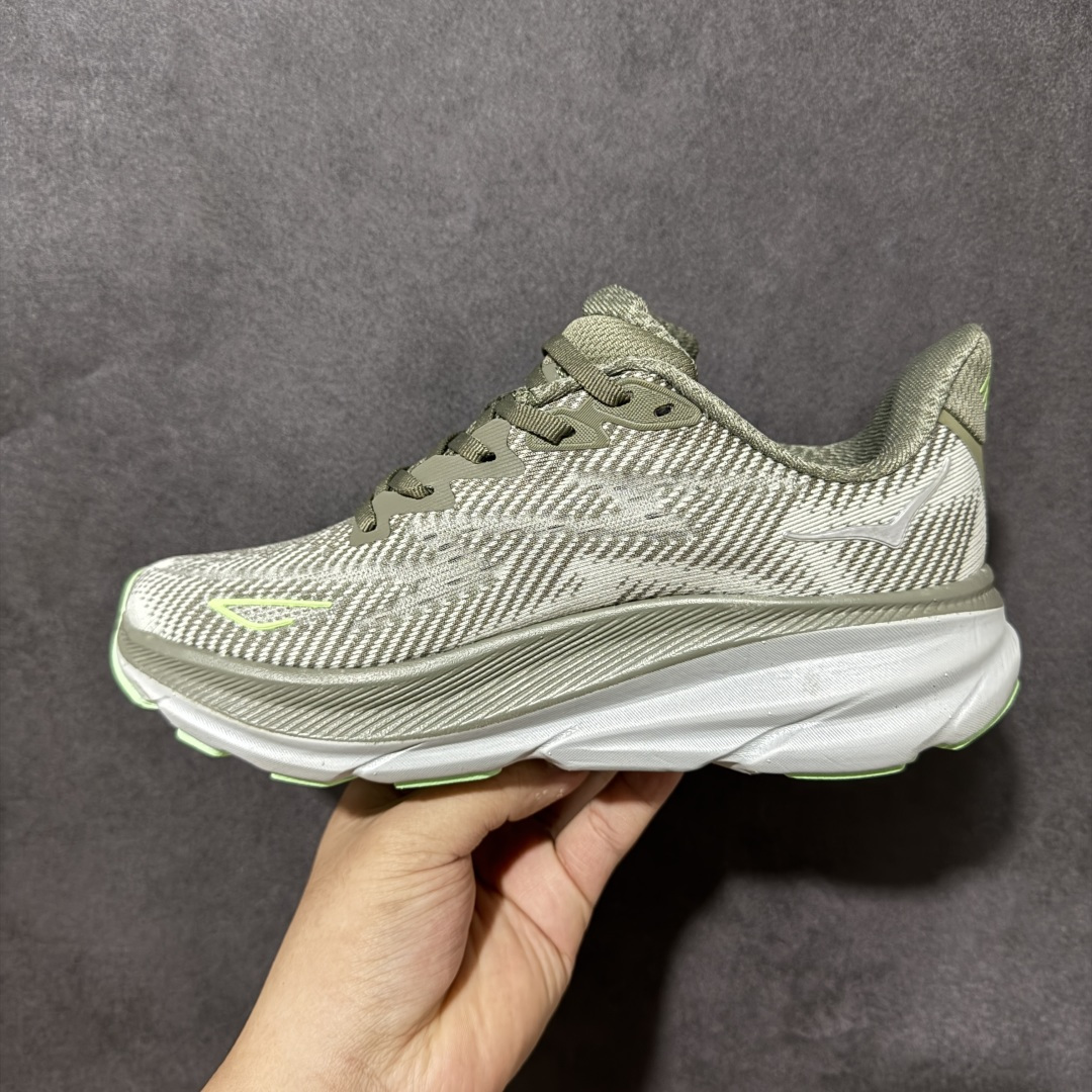 HOKA W CLIFTON PRO 轻量低帮户外越野跑鞋 户外山脉越野轻量运动跑鞋 鞋面用轻的无缝架构 鞋带用了弹性不