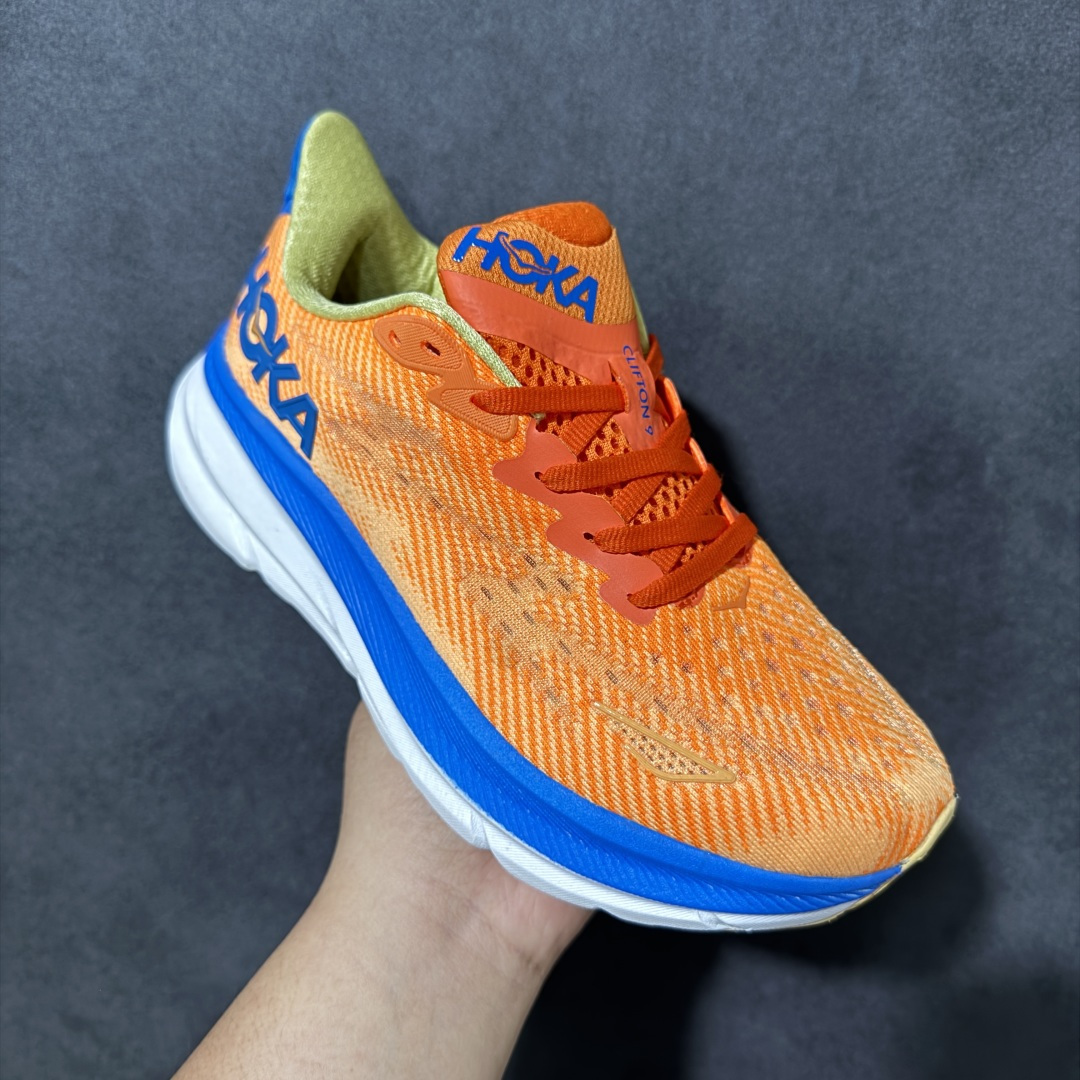 HOKA W CLIFTON PRO 轻量低帮户外越野跑鞋 户外山脉越野轻量运动跑鞋 鞋面用轻的无缝架构 鞋带用了弹性不