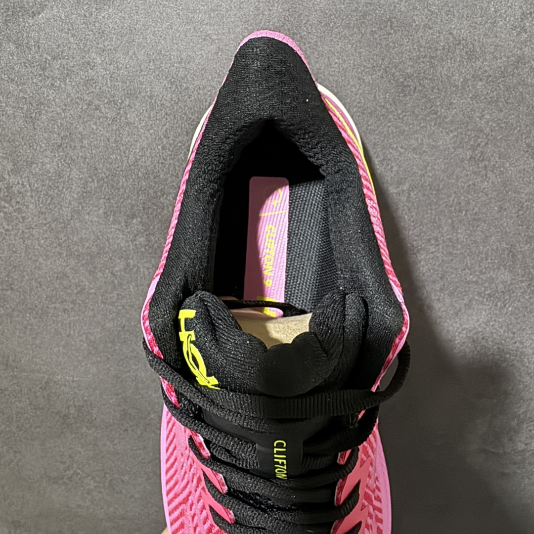 HOKA W CLIFTON PRO 轻量低帮户外越野跑鞋 户外山脉越野轻量运动跑鞋 鞋面用轻的无缝架构 鞋带用了弹性不