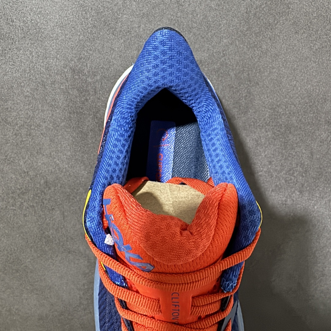 HOKA W CLIFTON PRO 9 轻量低帮户外越野跑鞋 户外山脉越野轻量运动跑鞋 鞋面用轻的无缝架构 鞋带用了弹