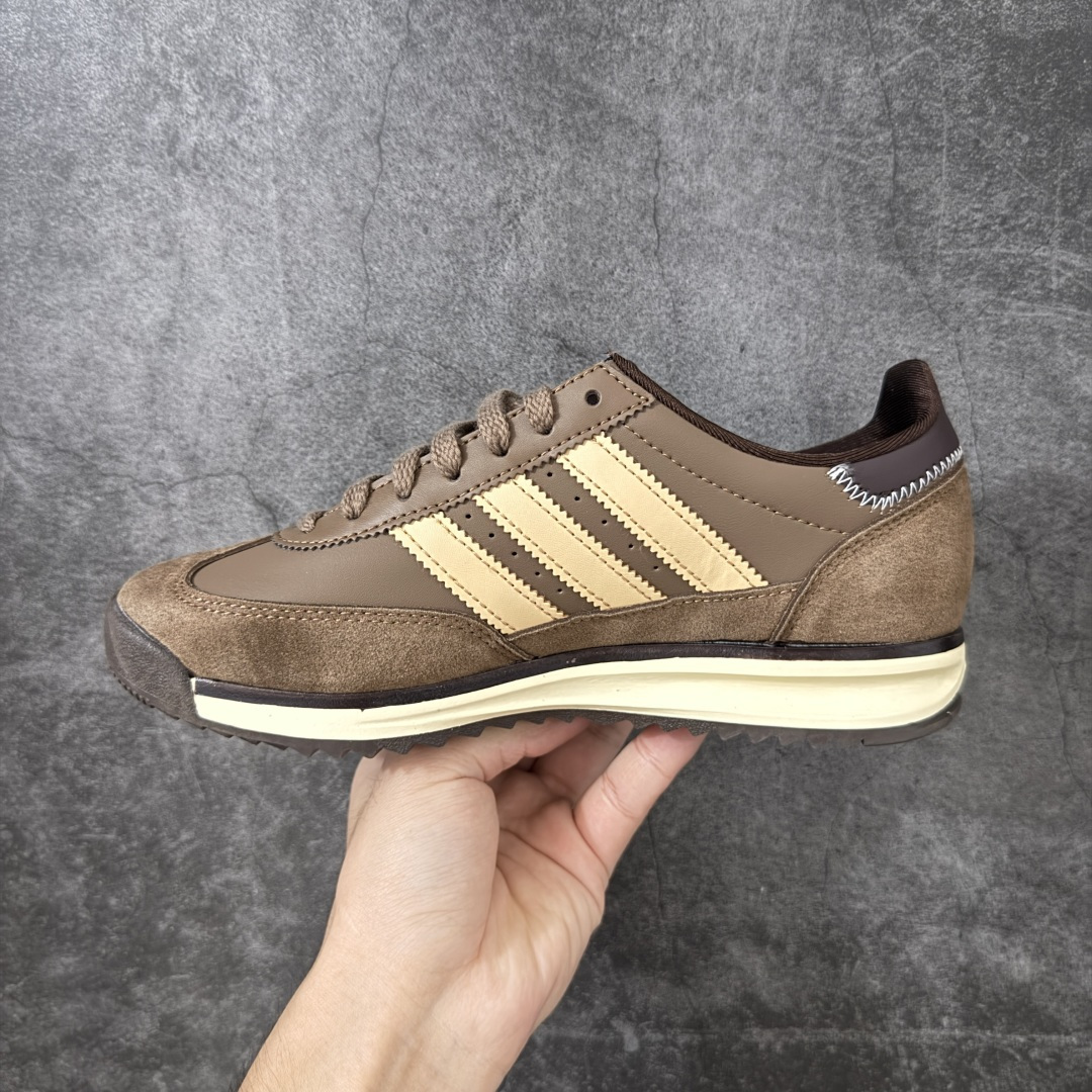 AD Originals SL 72 RS 休闲防滑耐磨低帮板鞋 经典低帮设计和橡胶外底，采用舒爽尼龙鞋面，绒面革饰面和