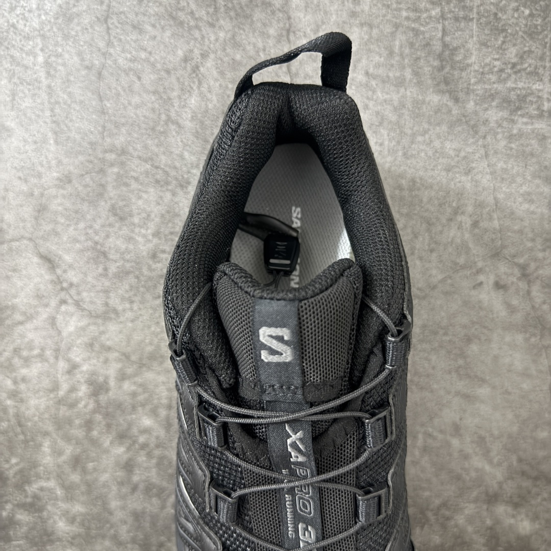 SALOMON萨洛蒙 XA Pro 3D 舒适百搭 户外越野耐磨包裹性支撑 男女同款低帮跑步鞋 黑色  性价比版本 私模