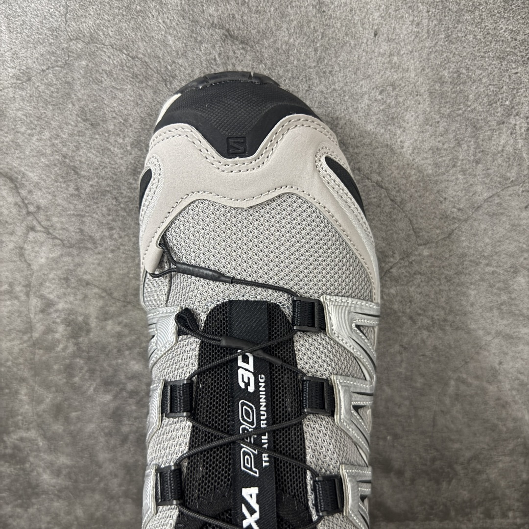SALOMON萨洛蒙 XA Pro 3D 舒适百搭 户外越野耐磨包裹性支撑 男女同款低帮跑步鞋 合金黑  性价比版本 私