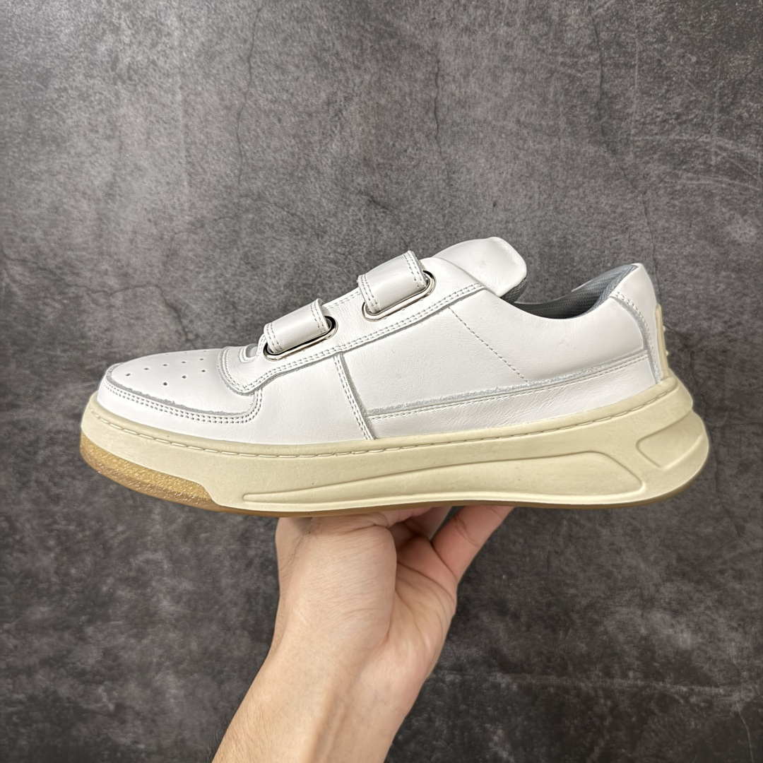 Acne Studios 2023 艾克妮魔术贴 低帮休闲小白鞋 得物热度蝉联榜首31天 海淘专供版 赵露思、杨超越、欧