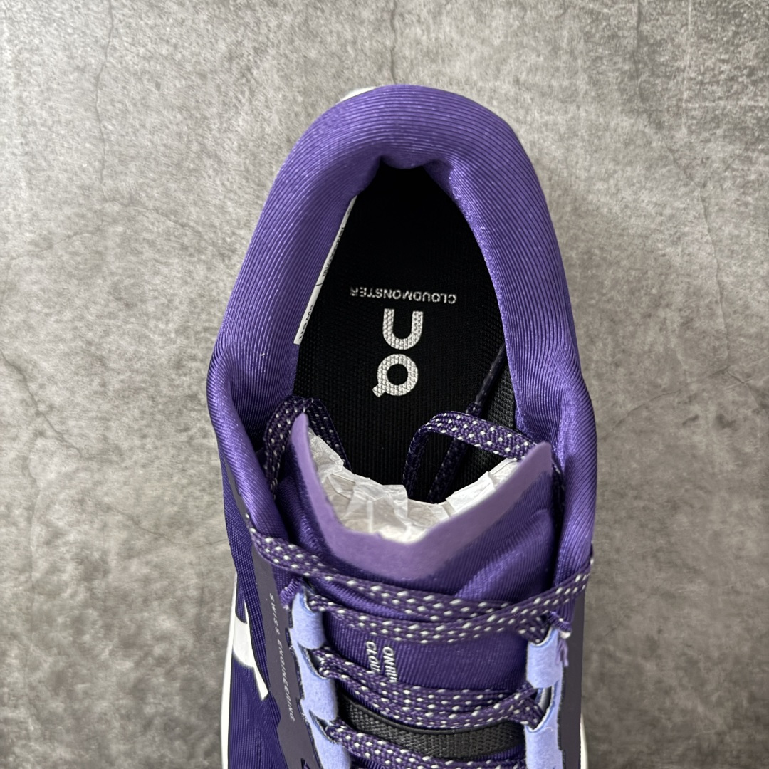On昂跑 Cloudmonster 3 Hyper 时尚潮流 舒适透气 防震回弹训练跑鞋 该款鞋采用轻盈双层网眼编织鞋面