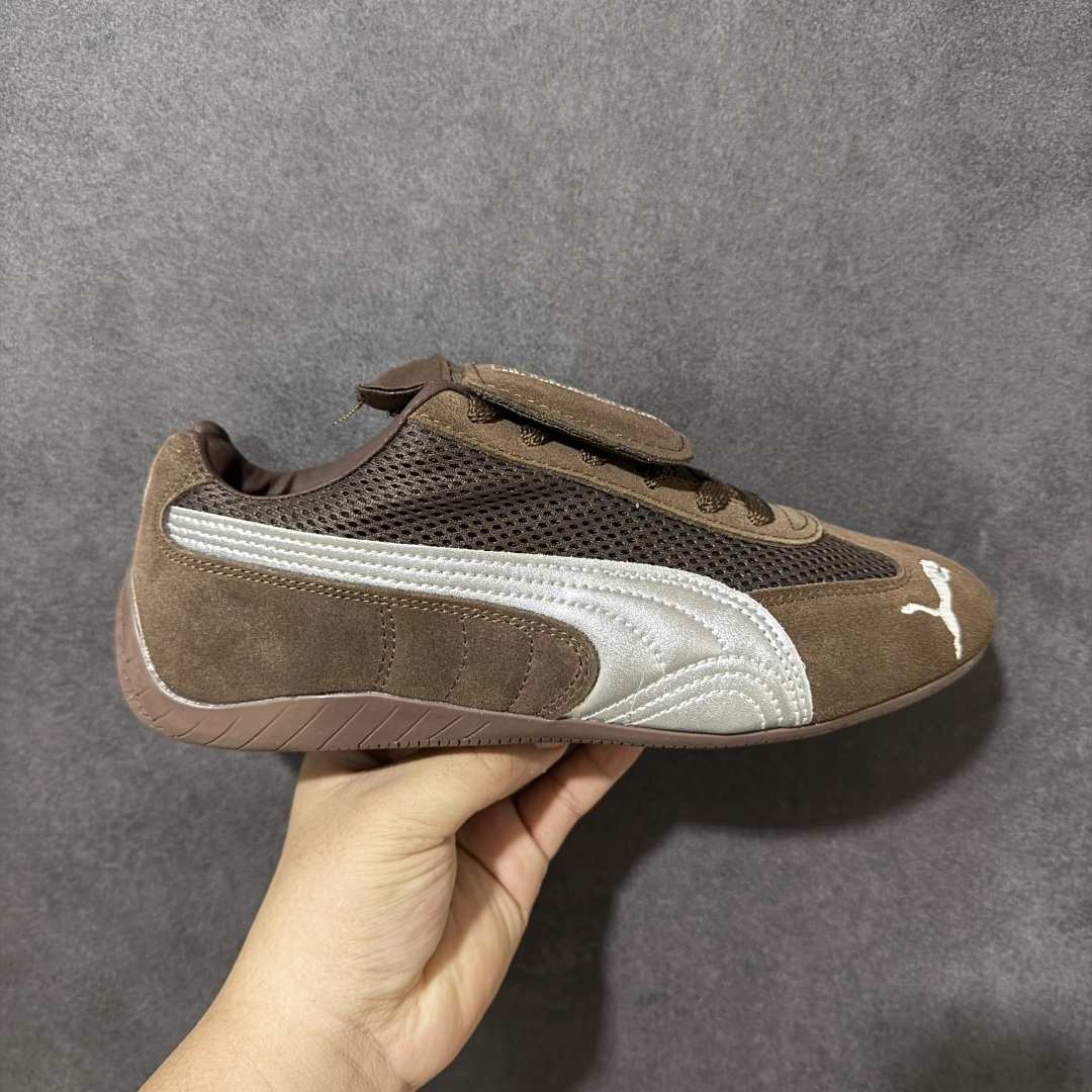 The Open Product x Puma Speedcat 联名复古彪马薄底轻盈休闲运动鞋 以质感皮革鞋面混搭网布 The Open Product x Puma Speedcat 联名复古彪马薄底轻盈休闲运动鞋 以质感皮革鞋面混搭网布