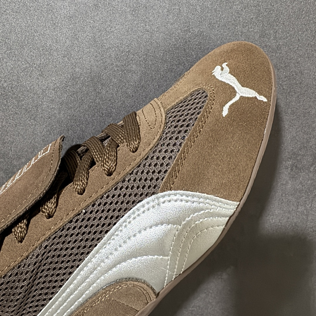 The Open Product x Puma Speedcat 联名复古彪马薄底轻盈休闲运动鞋 以质感皮革鞋面混搭网布
