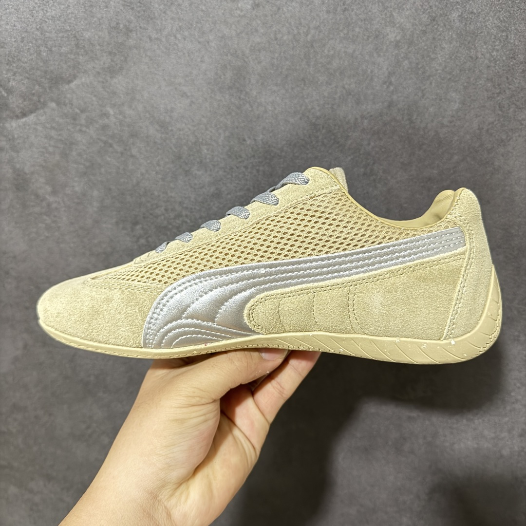 The Open Product x Puma Speedcat 联名复古彪马薄底轻盈休闲运动鞋 以质感皮革鞋面混搭网布