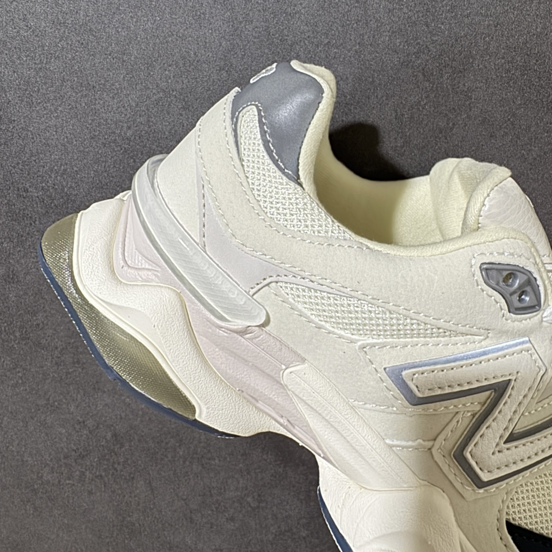 New Balance 9060系列 新百伦 复古休闲运动慢跑鞋 鞋面大身由空间双格及磨砂鞋面拼接而生 采用大面积网眼以