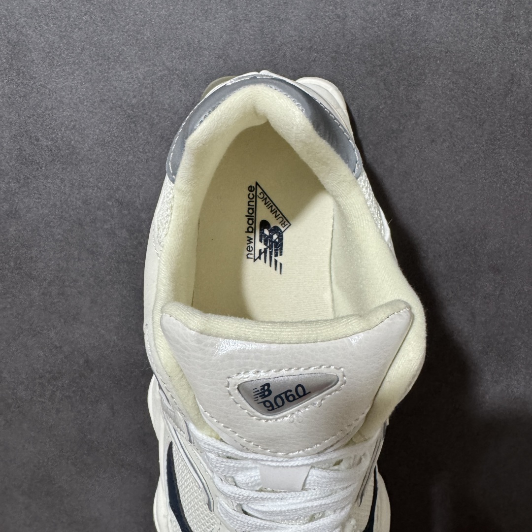 New Balance 9060系列 新百伦 复古休闲运动慢跑鞋 鞋面大身由空间双格及磨砂鞋面拼接而生 采用大面积网眼以