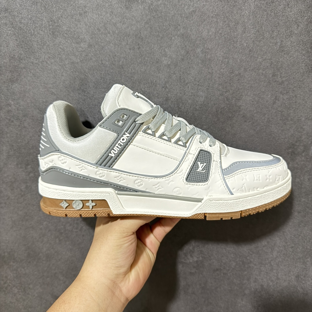 Louis Vuitton LV Trainer 时装走秀圆头系带运动鞋 高清洁度 专柜礼盒全套包装 超高性价比 尺码: Louis Vuitton LV Trainer 时装走秀圆头系带运动鞋 高清洁度 专柜礼盒全套包装 超高性价比 尺码: