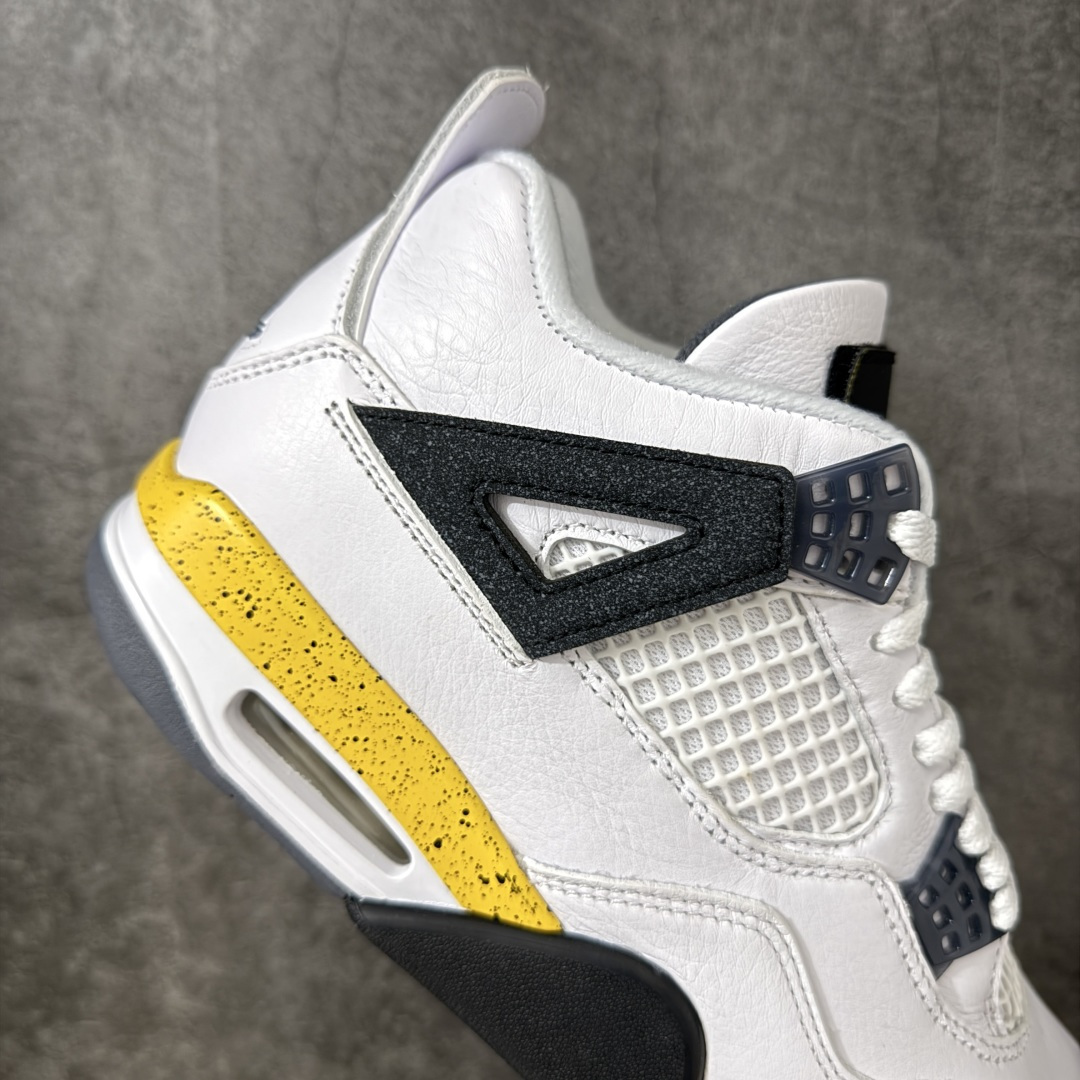 Air Jordan AJ4 Retro 白黄黑 IO2463-102 全新升级改良 原鞋原楦原纸板同源开发 完美呈现乔