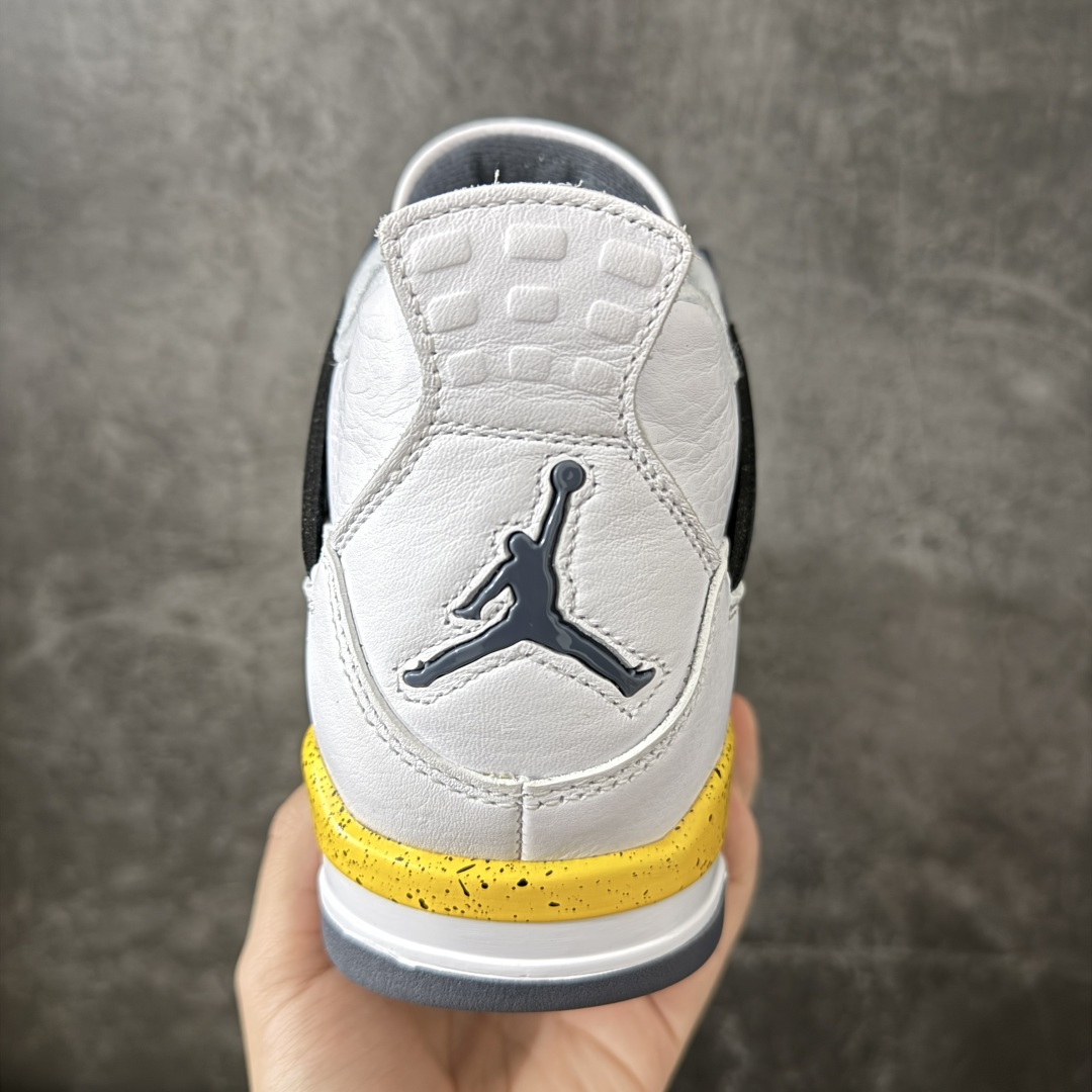 Air Jordan AJ4 Retro 白黄黑 IO2463-102 全新升级改良 原鞋原楦原纸板同源开发 完美呈现乔