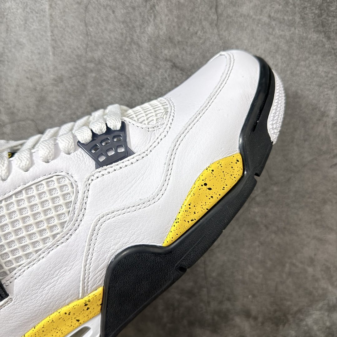 Air Jordan AJ4 Retro 白黄黑 IO2463-102 全新升级改良 原鞋原楦原纸板同源开发 完美呈现乔