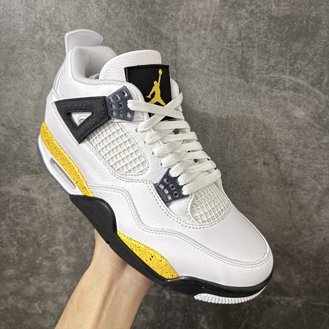 Air Jordan AJ4 Retro 白黄黑 IO2463-102 全新升级改良 原鞋原楦原纸板同源开发 完美呈现乔