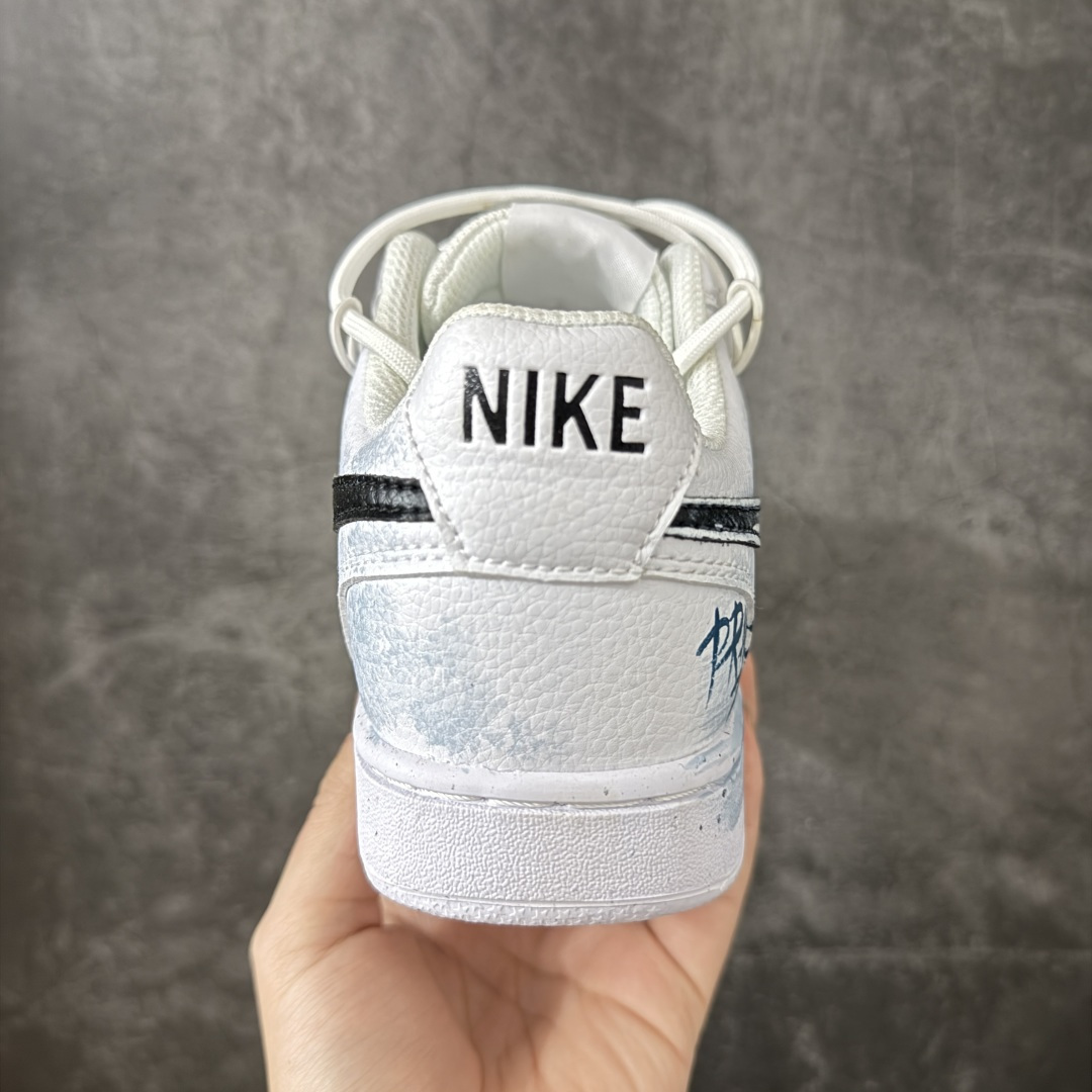 NIKE COURT VISION LO ‘DIY’定制 低帮百搭 透气休闲运动板鞋 兼顾舒适脚感和出众风范 演绎匠心之