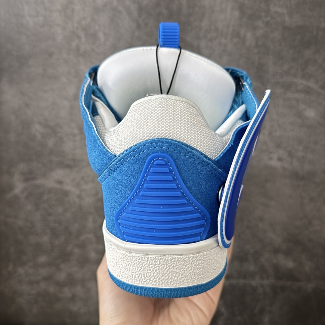 Lanvin Leather Curb Sneakers 浪凡面包鞋 现货 原版1:1开模重工艺制作 面料采用进口牛磨砂