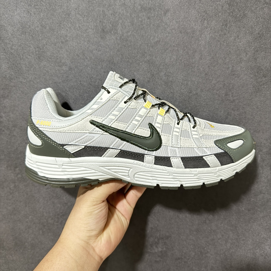 Nike P-6000 复古休闲 耐克 低帮休闲城市通勤跑步鞋 采用透气网眼布搭配皮革和合成材质覆面 再现早期鞋款外观 