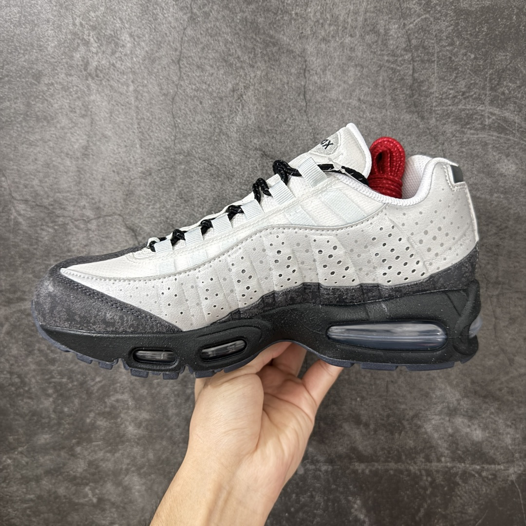 Nike Air Max 95 Photon "Seongsu" 圣水洞限定 舒适经典校园风 低帮跑步鞋 男女同款 白黑