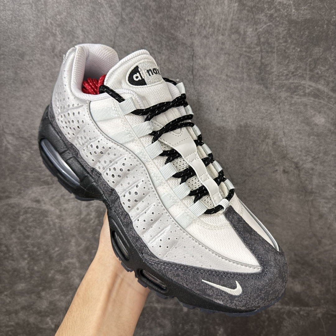 Nike Air Max 95 Photon "Seongsu" 圣水洞限定 舒适经典校园风 低帮跑步鞋 男女同款 白黑
