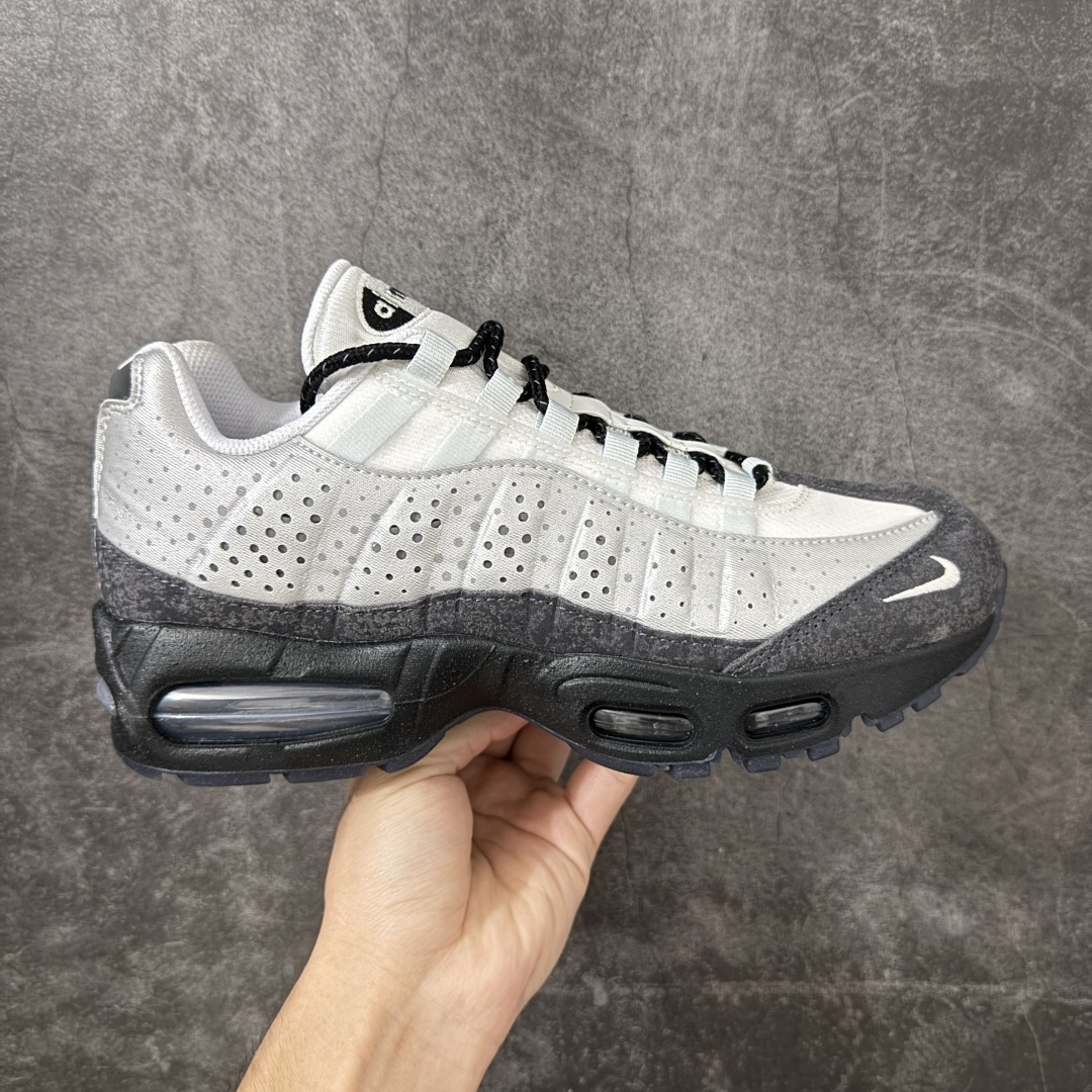 Nike Air Max 95 Photon "Seongsu" 圣水洞限定 舒适经典校园风 低帮跑步鞋 男女同款 白黑