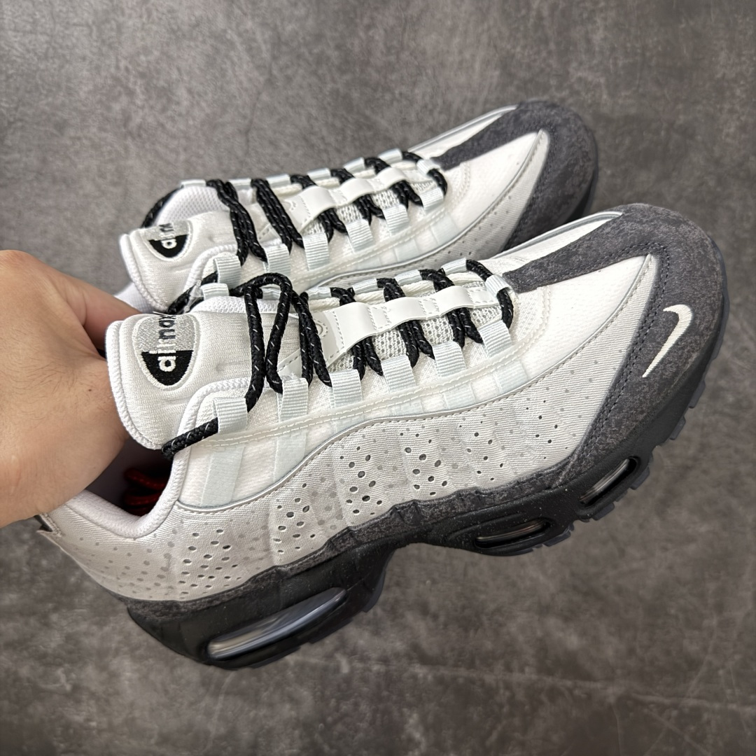 Nike Air Max 95 Photon "Seongsu" 圣水洞限定 舒适经典校园风 低帮跑步鞋 男女同款 白黑