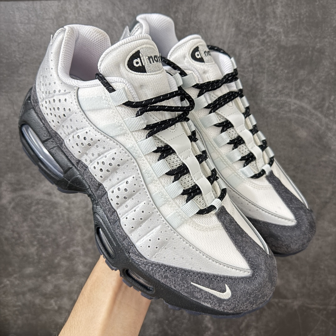 Nike Air Max 95 Photon "Seongsu" 圣水洞限定 舒适经典校园风 低帮跑步鞋 男女同款 白黑