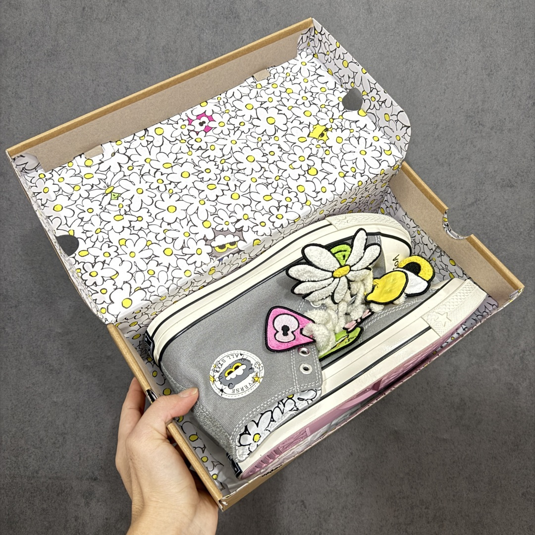 Converse ×IPX x 权志龙 CHUCK 70X ZO&FRIENDS 经典百搭 透气 高帮 帆布鞋 男女同款