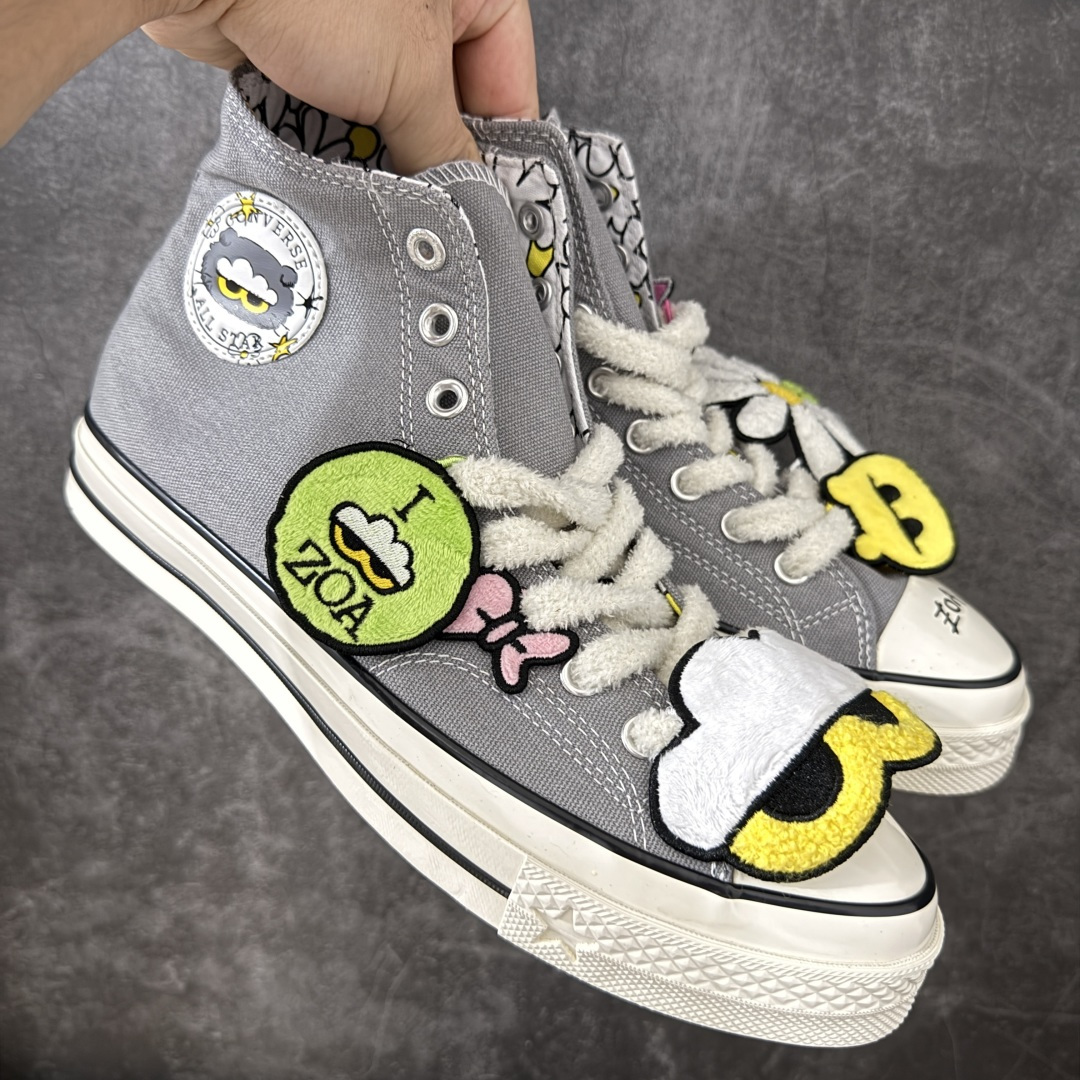 Converse ×IPX x 权志龙 CHUCK 70X ZO&FRIENDS 经典百搭 透气 高帮 帆布鞋 男女同款