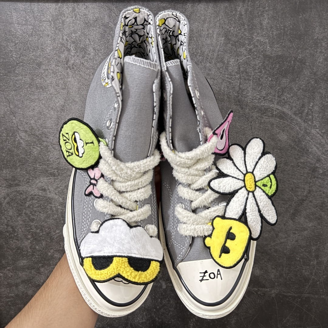 Converse ×IPX x 权志龙 CHUCK 70X ZO&FRIENDS 经典百搭 透气 高帮 帆布鞋 男女同款