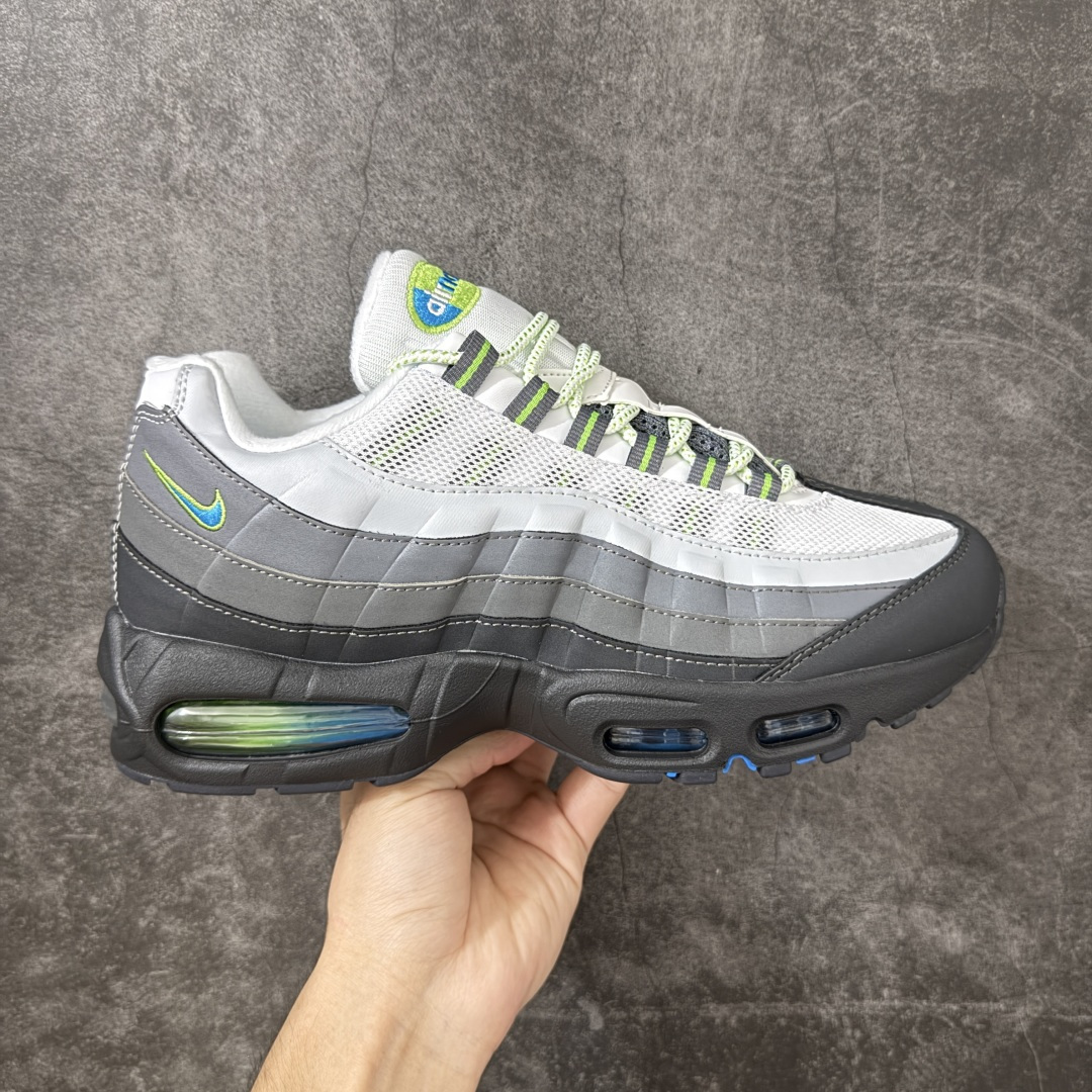 Nike Air Max 95 黑灰绿 货号：IR1473-010 顶级版 开发数月 原版开发 多道QC质检 鞋型完美复
