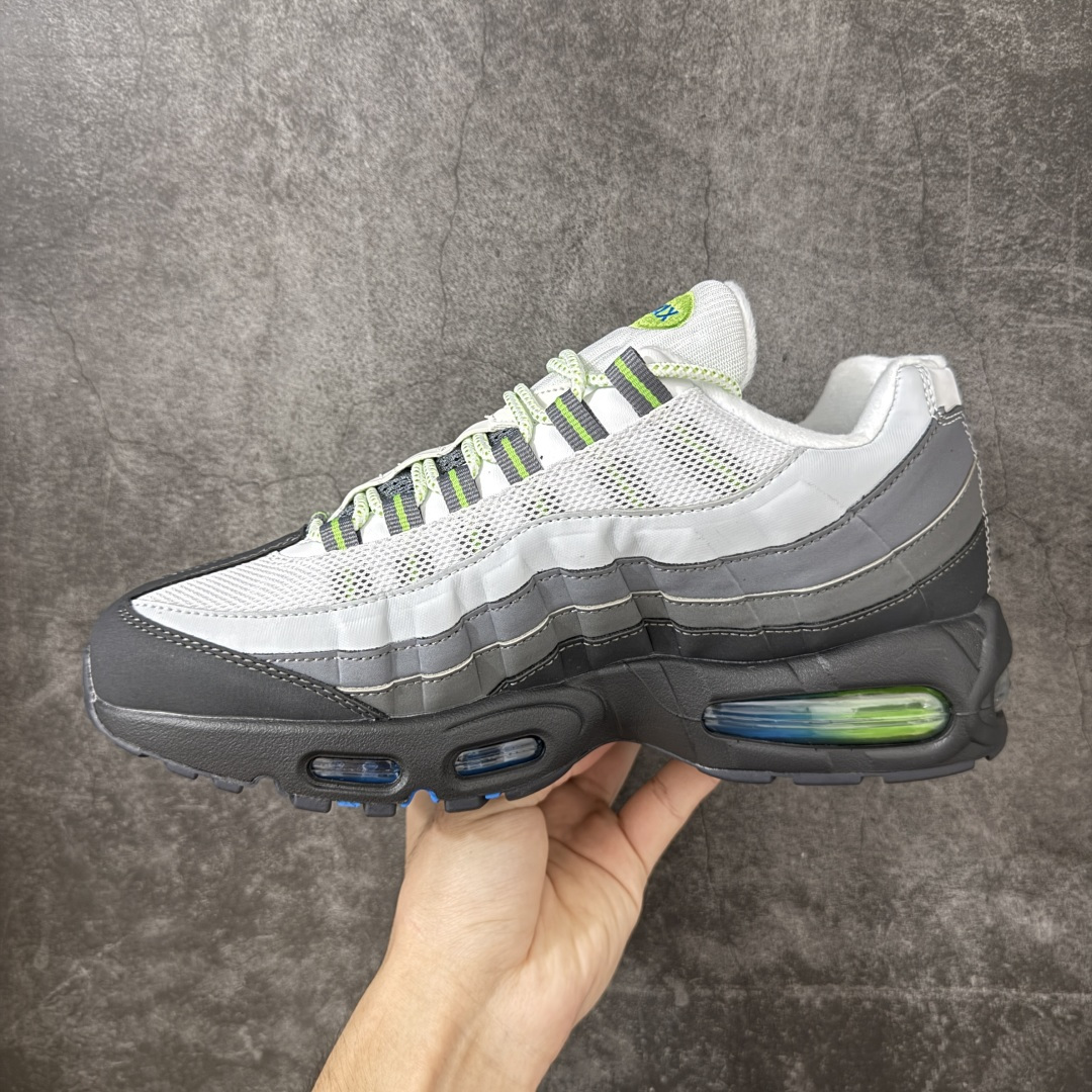 Nike Air Max 95 黑灰绿 货号：IR1473-010 顶级版 开发数月 原版开发 多道QC质检 鞋型完美复