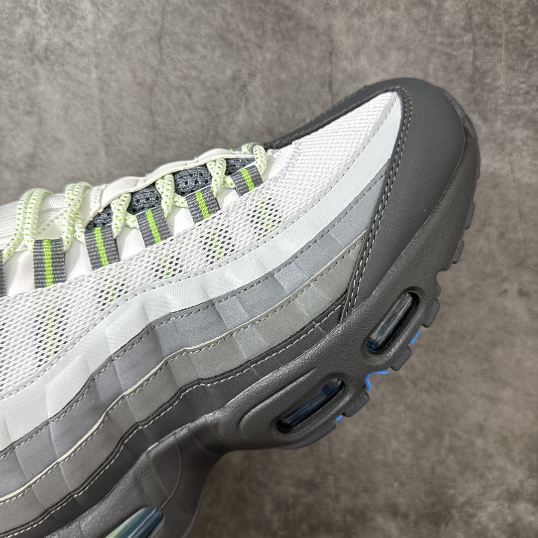 Nike Air Max 95 黑灰绿 货号：IR1473-010 顶级版 开发数月 原版开发 多道QC质检 鞋型完美复