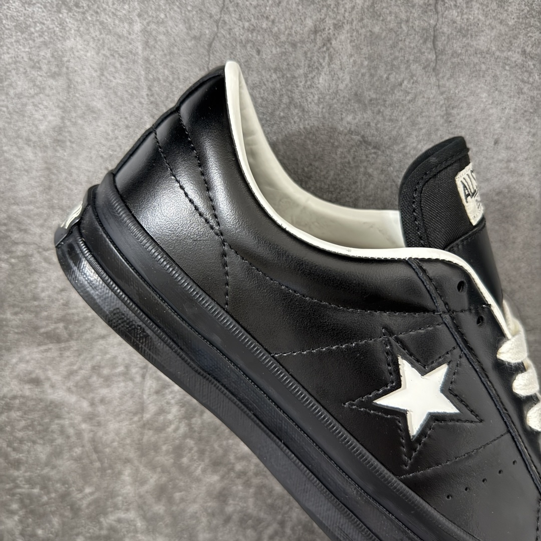 匡威OneStar星星鞋 黑白漆皮 Converse One Star Ox 帆布休闲板鞋 C 行业一线头部硫化大厂出品