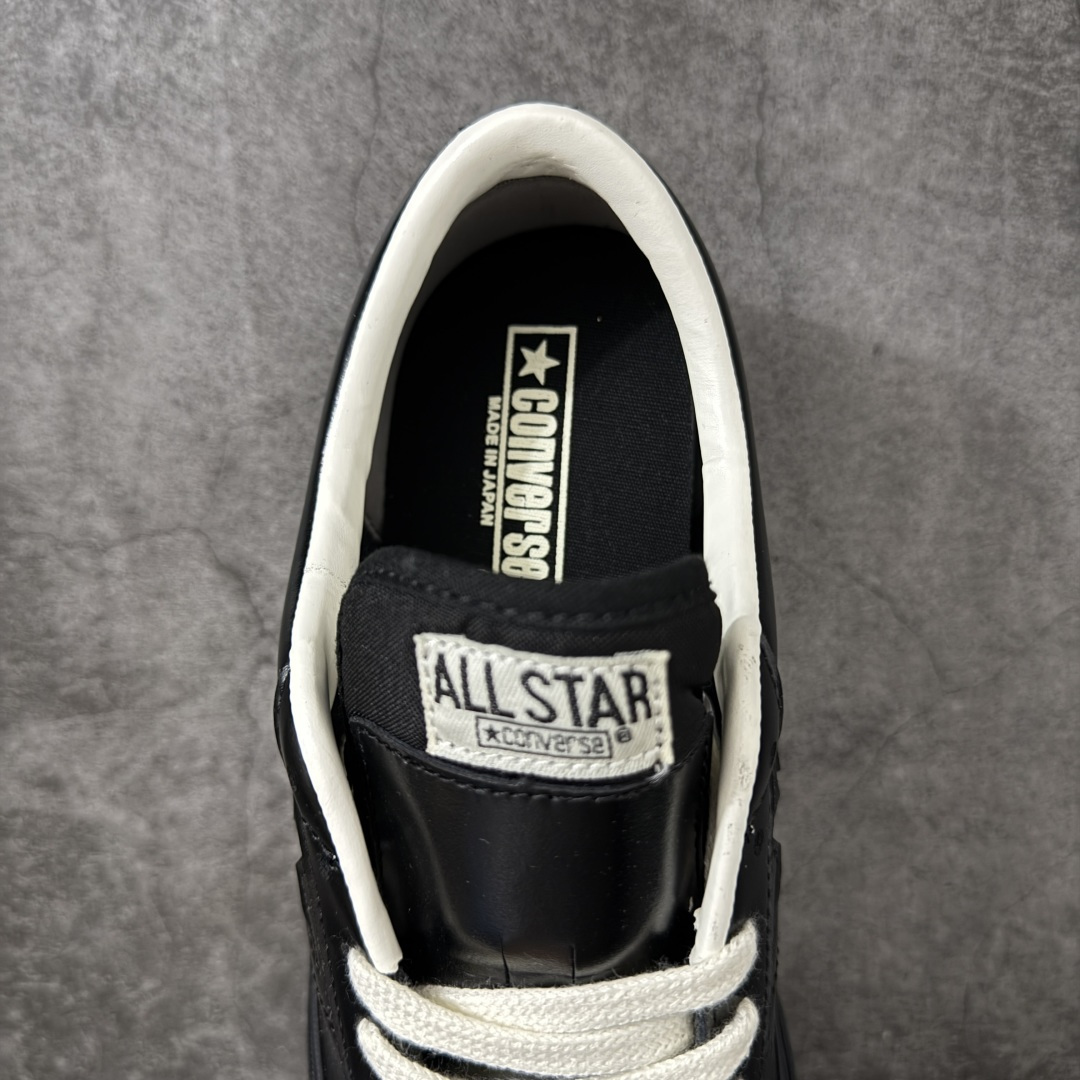 匡威OneStar星星鞋 黑白漆皮 Converse One Star Ox 帆布休闲板鞋 C 行业一线头部硫化大厂出品