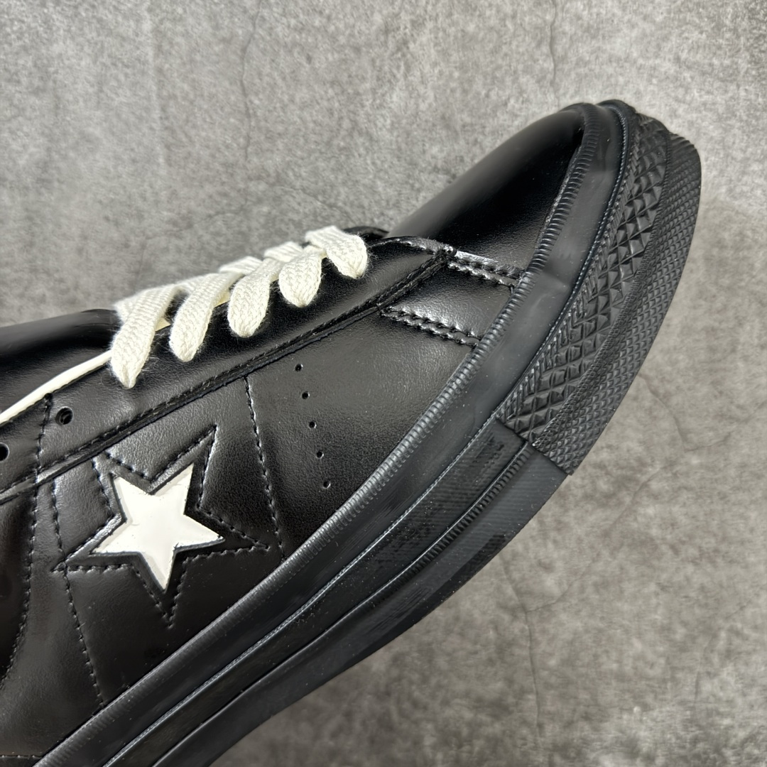匡威OneStar星星鞋 黑白漆皮 Converse One Star Ox 帆布休闲板鞋 C 行业一线头部硫化大厂出品