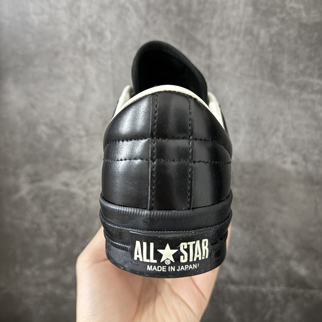 匡威OneStar星星鞋 黑白漆皮 Converse One Star Ox 帆布休闲板鞋 C 行业一线头部硫化大厂出品