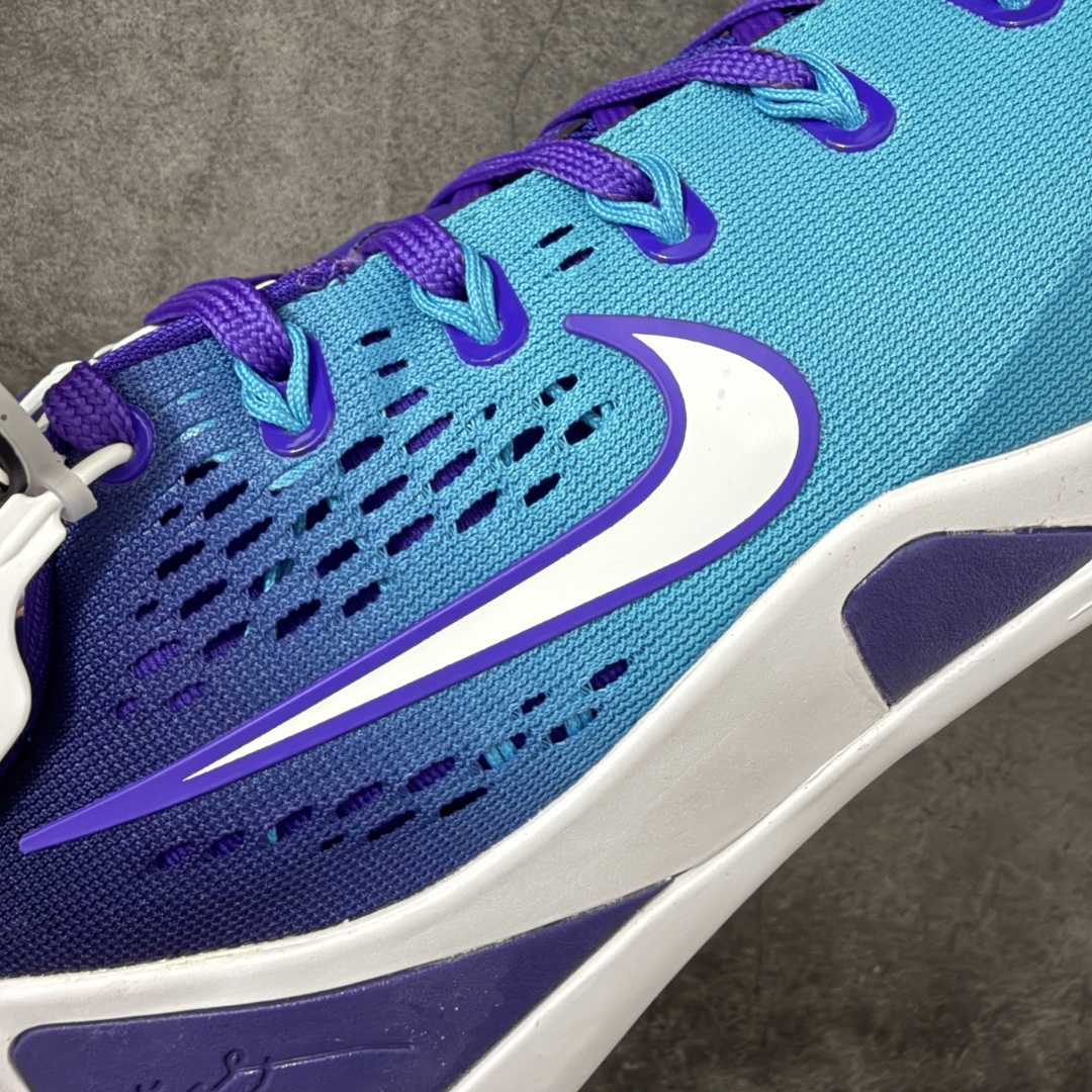 Kobe 9 Elite Low EM Protro Hornets 选秀日蓝紫 科比九代舒适减震防滑低帮篮球鞋 原楦打